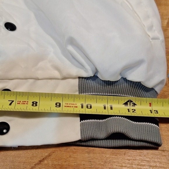 Rennoc Vintage Womens Windbreaker Track Varsity Jacket made in USA Size Small - Picture 6 of 12